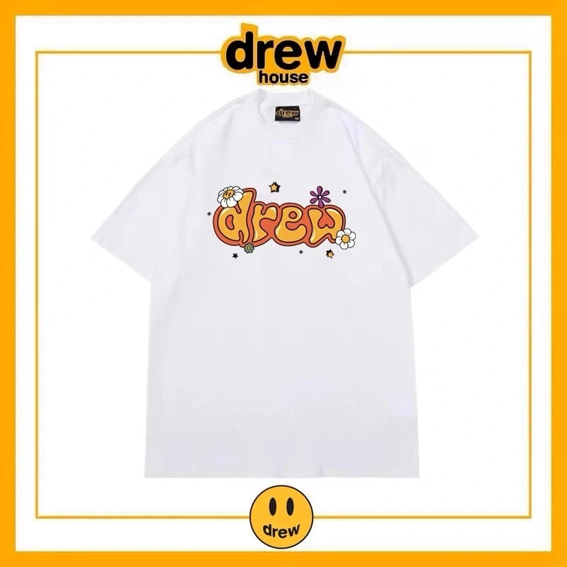 Drew House Short Sleeve T-Shirt Unisex Cotton Summer Top Style 1