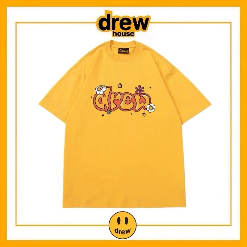 Drew House Short Sleeve T-Shirt Unisex Cotton Summer Top Style 21