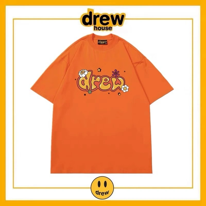 Drew House Short Sleeve T-Shirt Unisex Cotton Summer Top Style 3