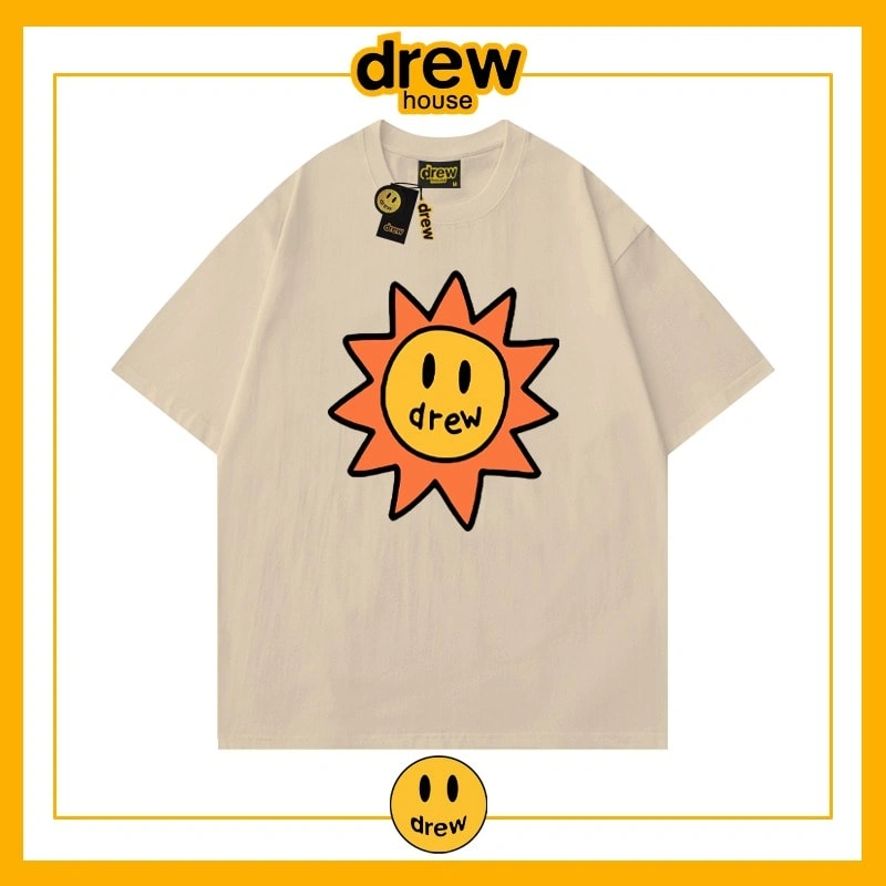 Drew Summer Flame Short Sleeve T-Shirt Unisex Cotton Base Style 20