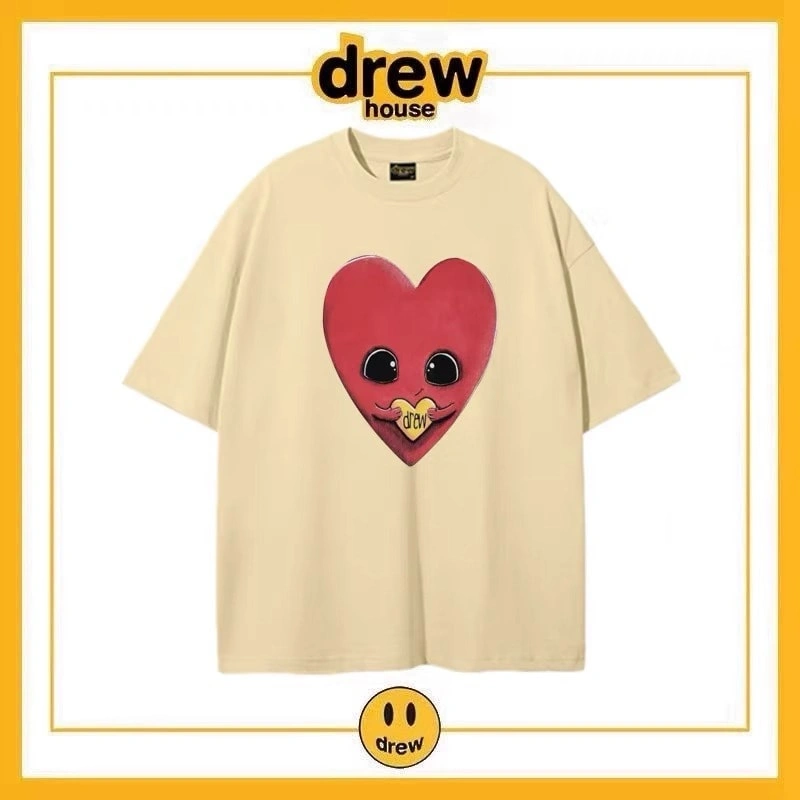 Drew Summer Flame Short Sleeve T-Shirt Unisex Cotton Top Style 12