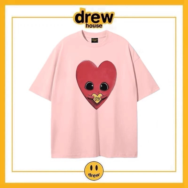 Drew Summer Flame Short Sleeve T-Shirt Unisex Cotton Top Style 2