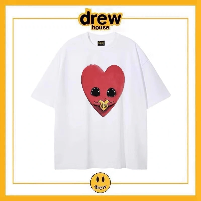Drew Summer Flame Short Sleeve T-Shirt Unisex Cotton Top Style 8