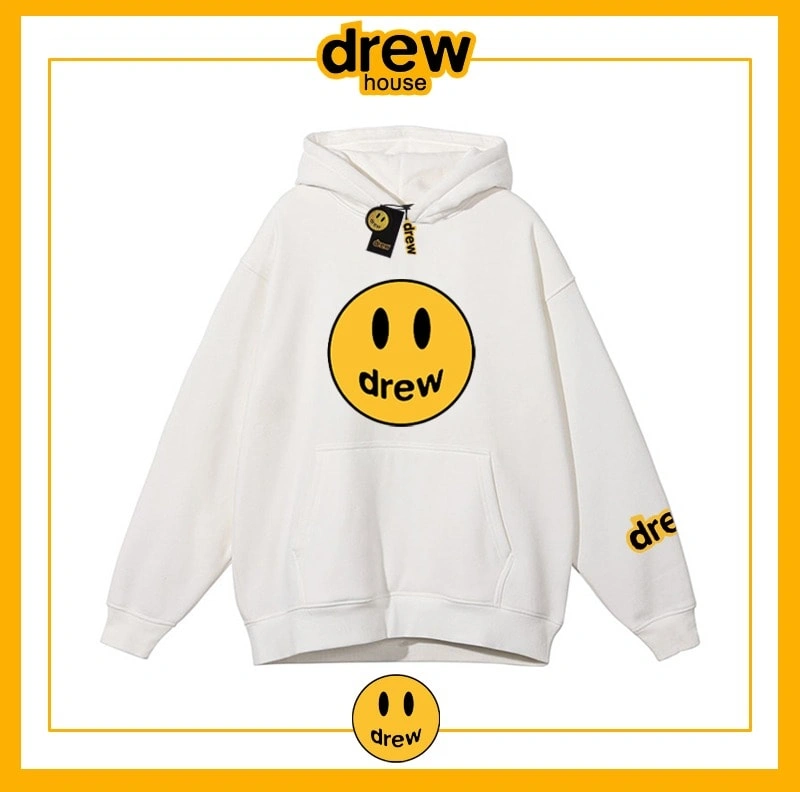 Drew Sweatshirt Hooded Unisex Cotton Loose Pullover Fleece Jacket Style 10
