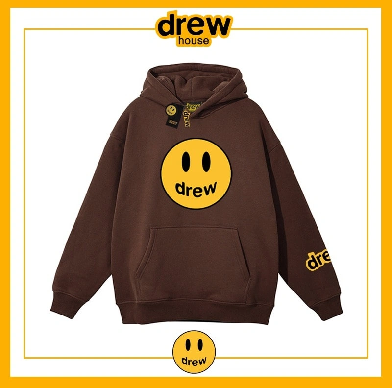 Drew Sweatshirt Hooded Unisex Cotton Loose Pullover Fleece Jacket Style 9
