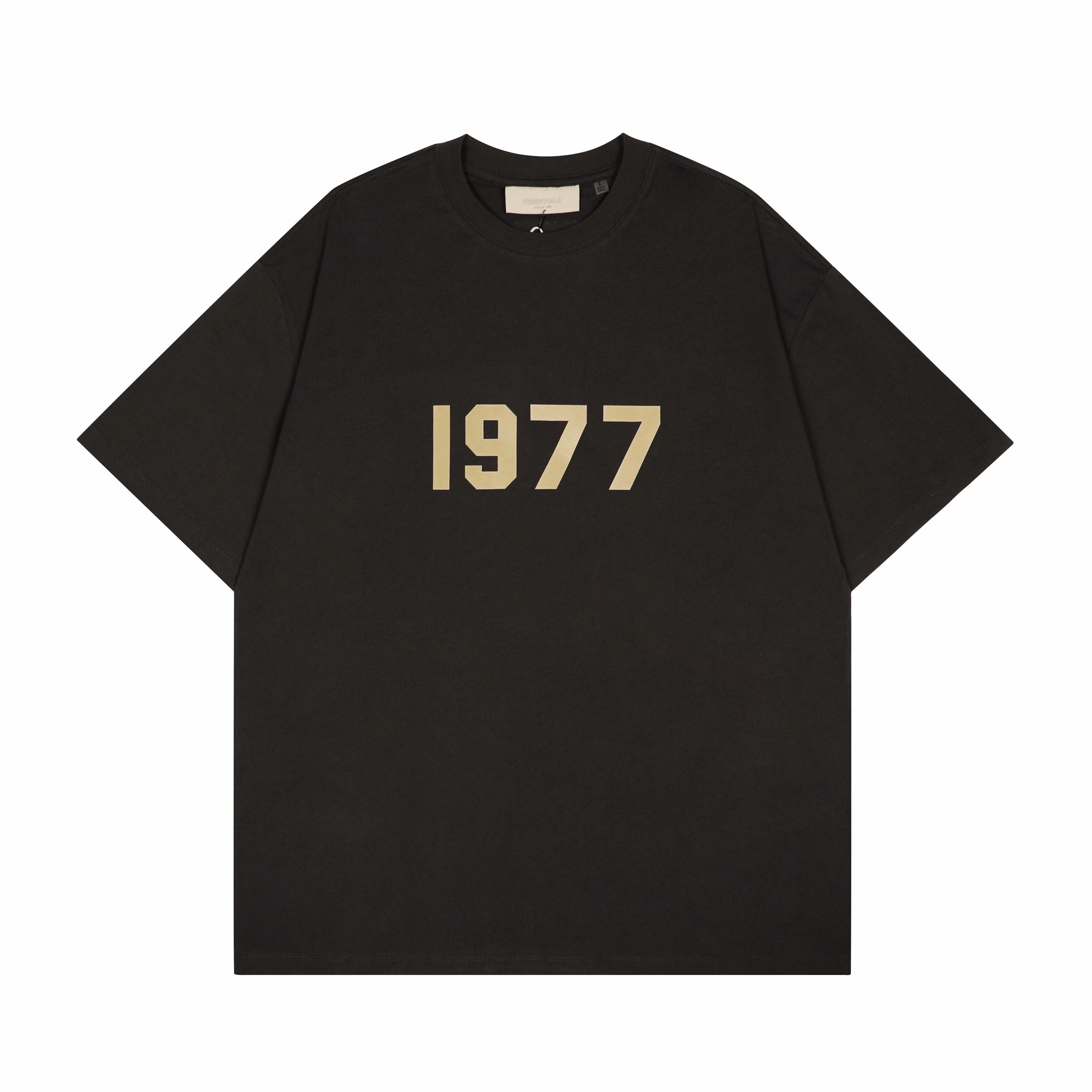 FOG Essentials 1977 Flocked Short Sleeve T-Shirt American Loose Unisex