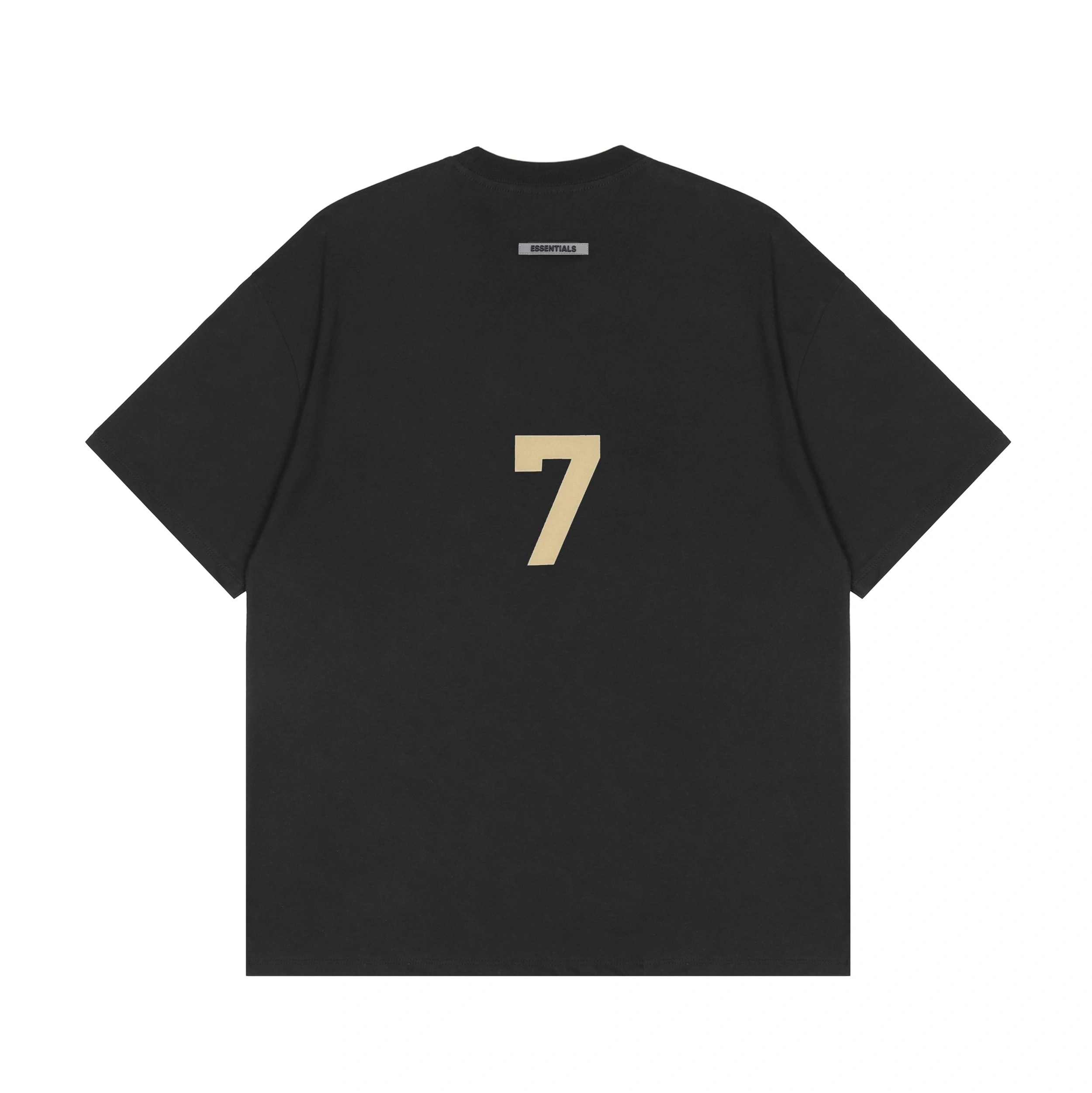 FOG Seventh Season Mainline Number 7 Flocked Print Short Sleeve T-Shirt Unisex Loose