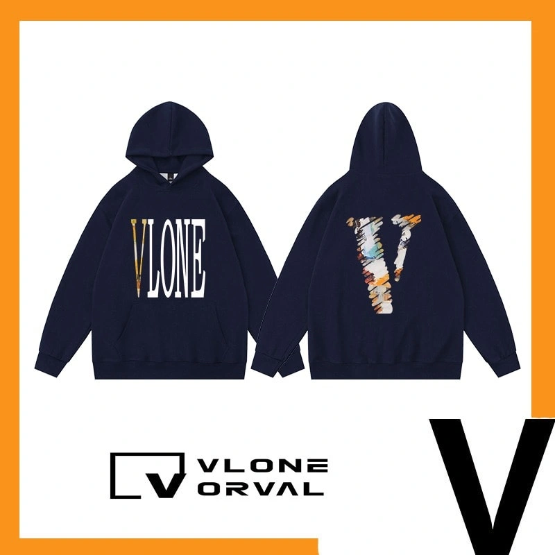 Vlone Orval Graffiti V Hoodie Unisex Casual Print Loose Fit Style 3