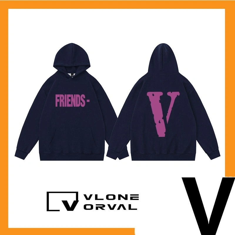 Vlone Orval Solid Color V Hoodie Unisex Style 18