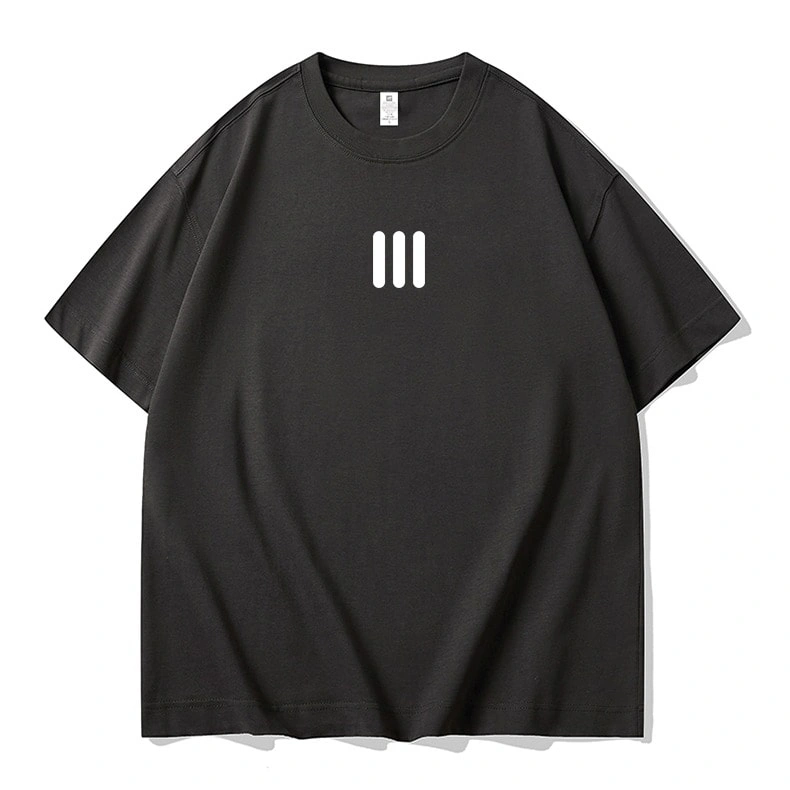 We11done Konne Casual Loose Half Sleeve Top 2024 New Pure Cotton Short Sleeve T-Shirt Men Style 2