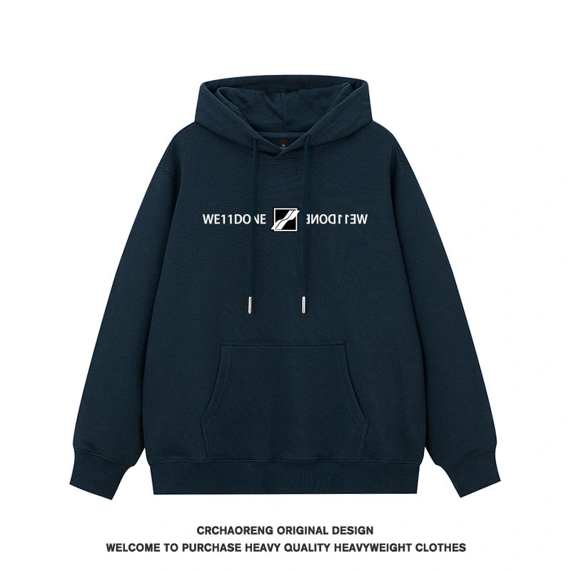 We11done Konne Casual Loose Jacket Unique Trend Hoodie Men Style 1