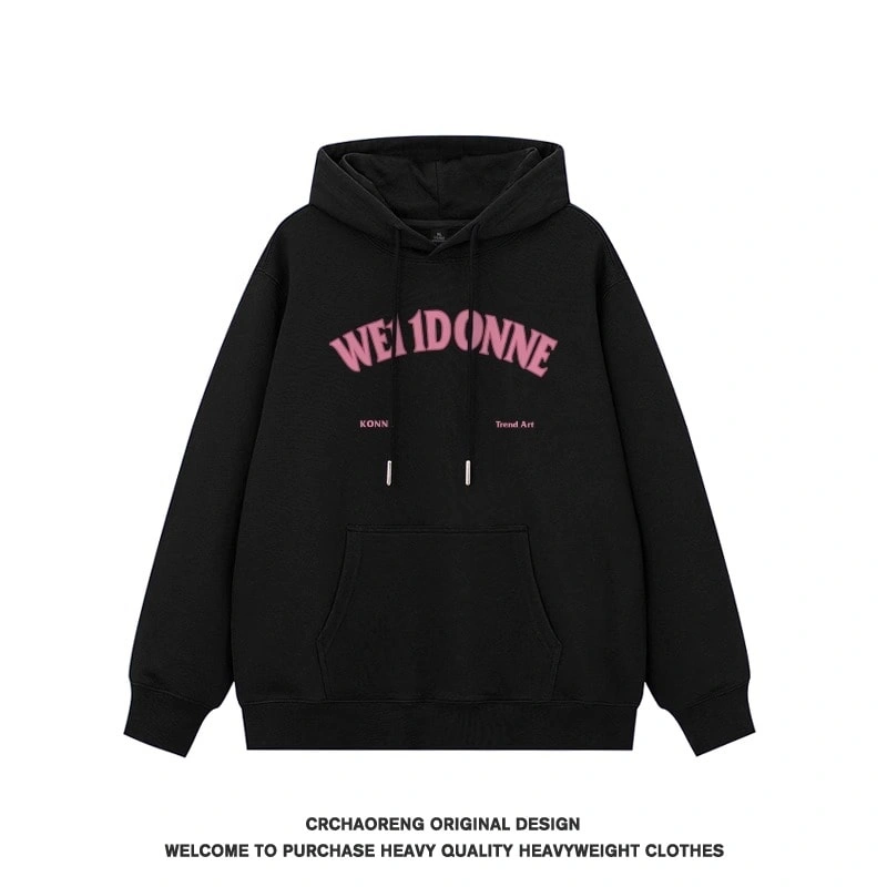 We11done Konne European Trend Brand Retro Casual High end Men’s Pure Cotton Hoodie