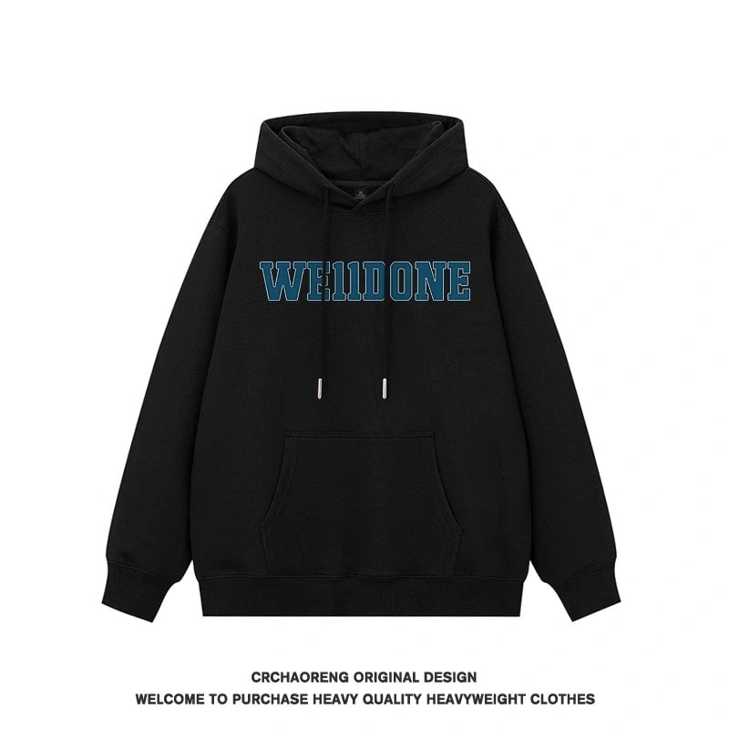 We11done Konne Fashion Trend High Street Jacket New Loose Retro Hoodie Men