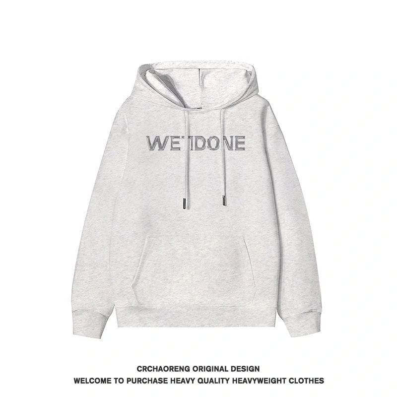 We11done Konne Fleece Jacket Trendy Retro Loose Hoodie Men Style 4