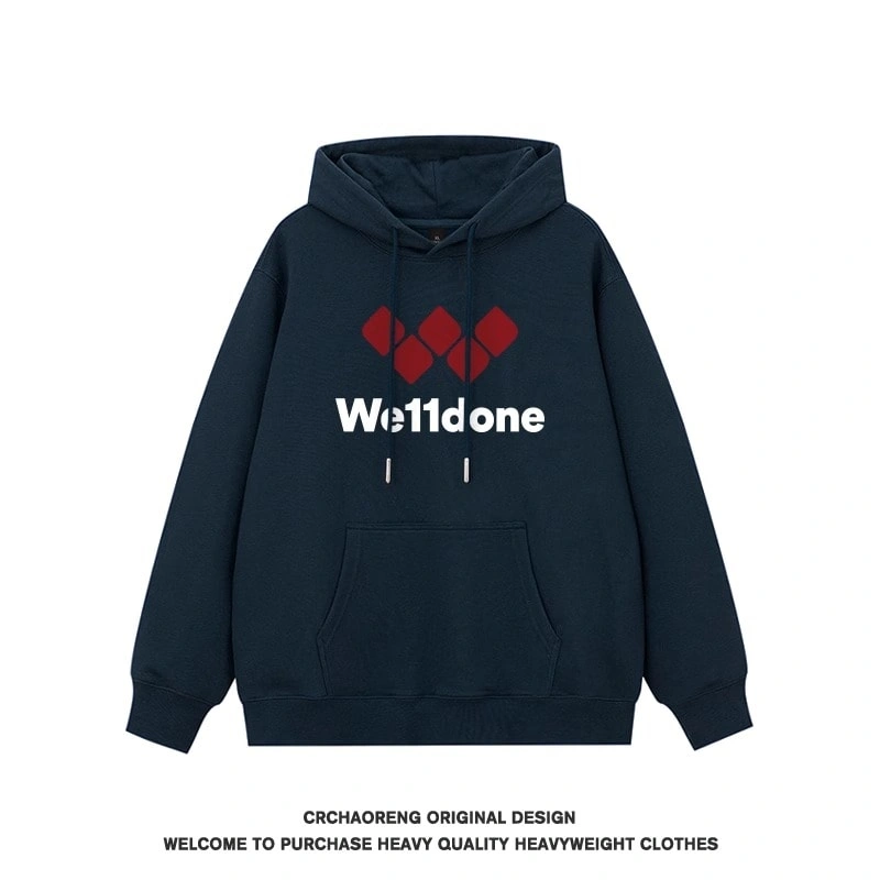 We11done Konne Hoodie Men 2024 New Retro Casual Versatile Jacket Style 5
