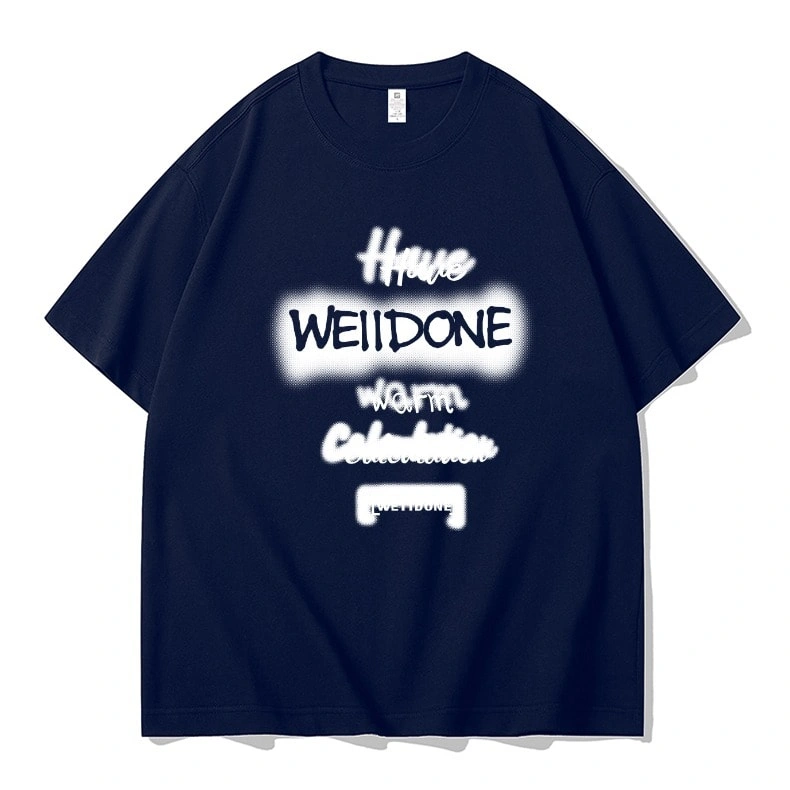 We11done Konne New Niche Trend Brand Half Sleeve Top Street Hip Hop Short Sleeve T-Shirt Men Style 4