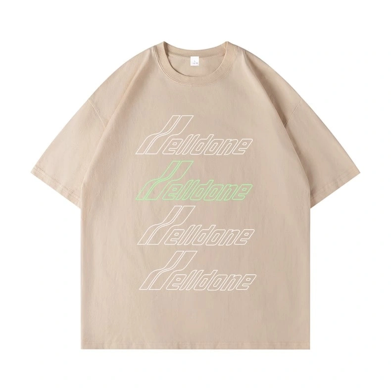 We11done Konne Niche Trend Brand Korean Casual Short Sleeve T-Shirt Men Fashion Versatile Half Sleeve Top Style 3