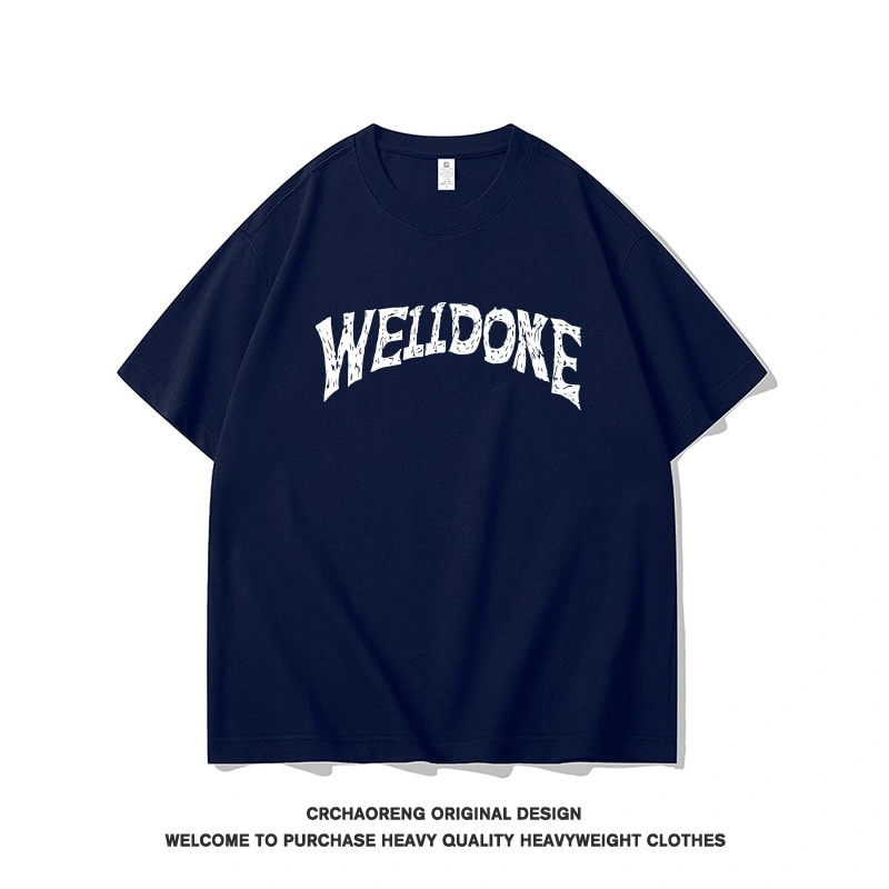 We11done Konne Niche Trend Brand Pure Cotton Short Sleeve T-Shirt Men New Crew Neck Half Sleeve Top Style 2