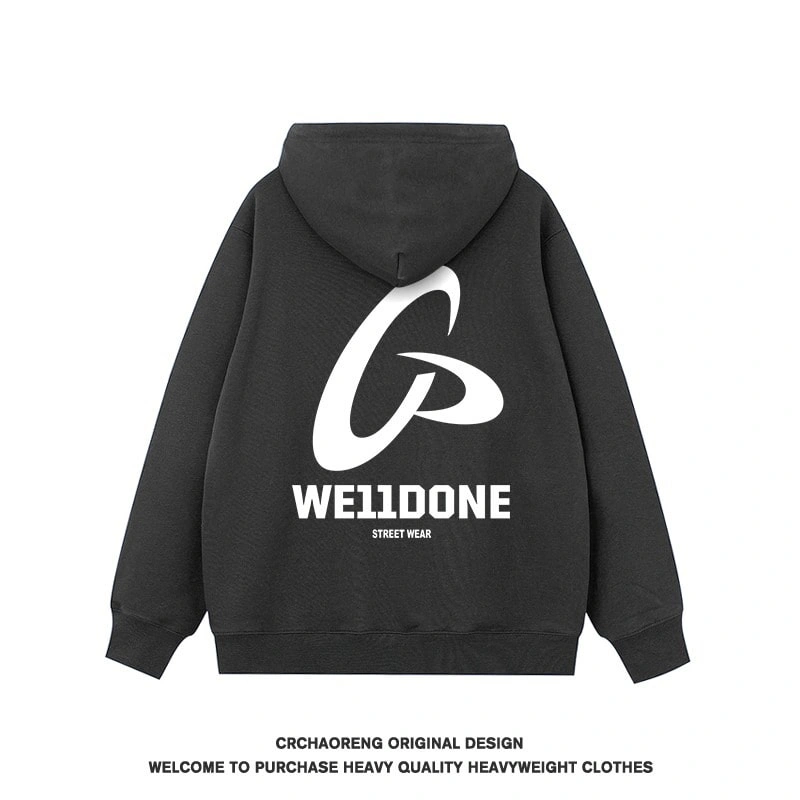 We11done Konne Pure Cottonweight Hoodie Men Retro Trend Brand Loose Casual Jacket Style 2