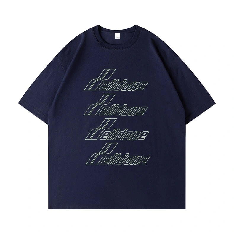 We11done Konne Short Sleeve T-Shirt Men Casual Loose New Simple Versatile High Street Half Sleeve Top Style 4