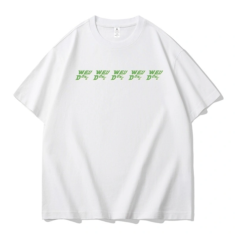 We11done Konne Short Sleeve T-Shirt Men Loose Half Sleeve Pure Cotton Trend Tee Top INS Style 3