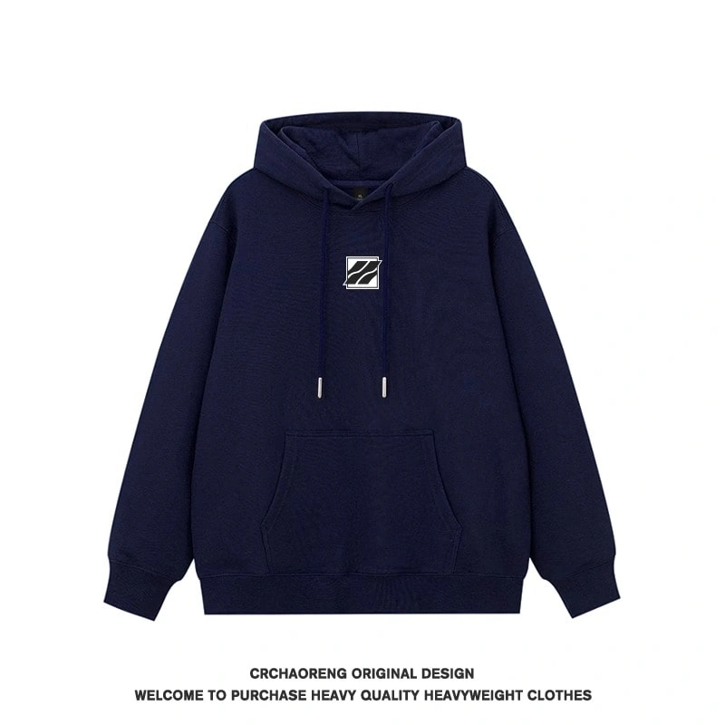 We11done Konne Stiff Hoodie Men Fleece Thick Retro Jacket Trend Style 1