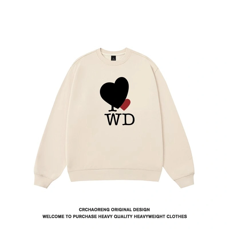 We11done Konne Stiff Retro Crew Neck Sweatshirt Men High Street Niche Loose Trend Brand Top Style 6
