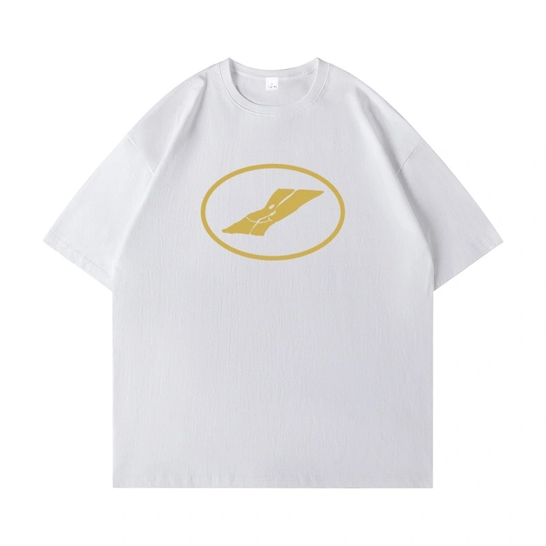 We11done Konne Versatile T-Shirt Short Sleeve Men Casual Loose Crew Neck Pullover Half Sleeve Top Style 2