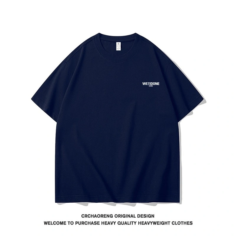 We11done KonneFashion Short Sleeve T-Shirt Men Couple Version New Half Sleeve Top INS Style 2
