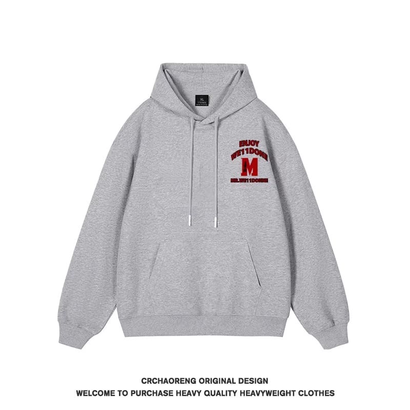 We11done Konneweight Crew Neck Sweatshirt Men Loose Casual Versatile Pullover Long Sleeve Top Style 3