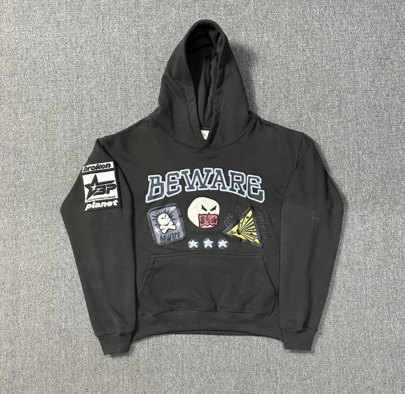Broken Planet Puff Print Hoodie 2