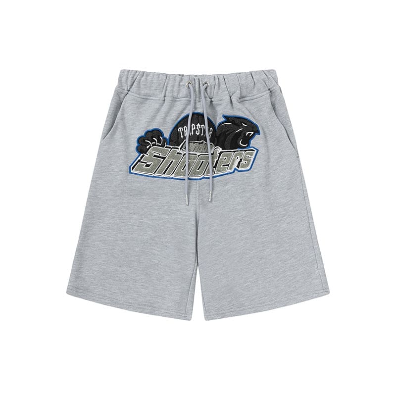 Trapstar Shooters Leopard Embroidered Shorts