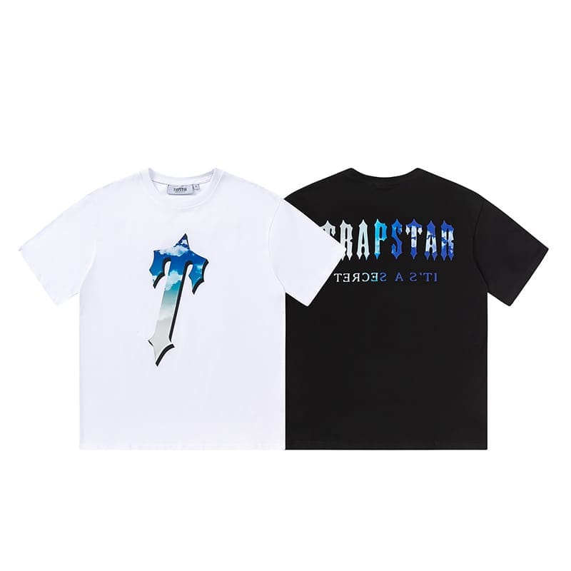 Trapstar White Cloud Big T Hd Print Tee