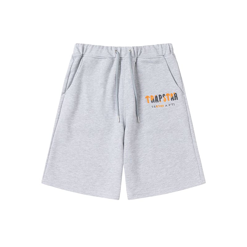 Trapstar Blue Red Towel Embroidery Tee & Shorts Set
