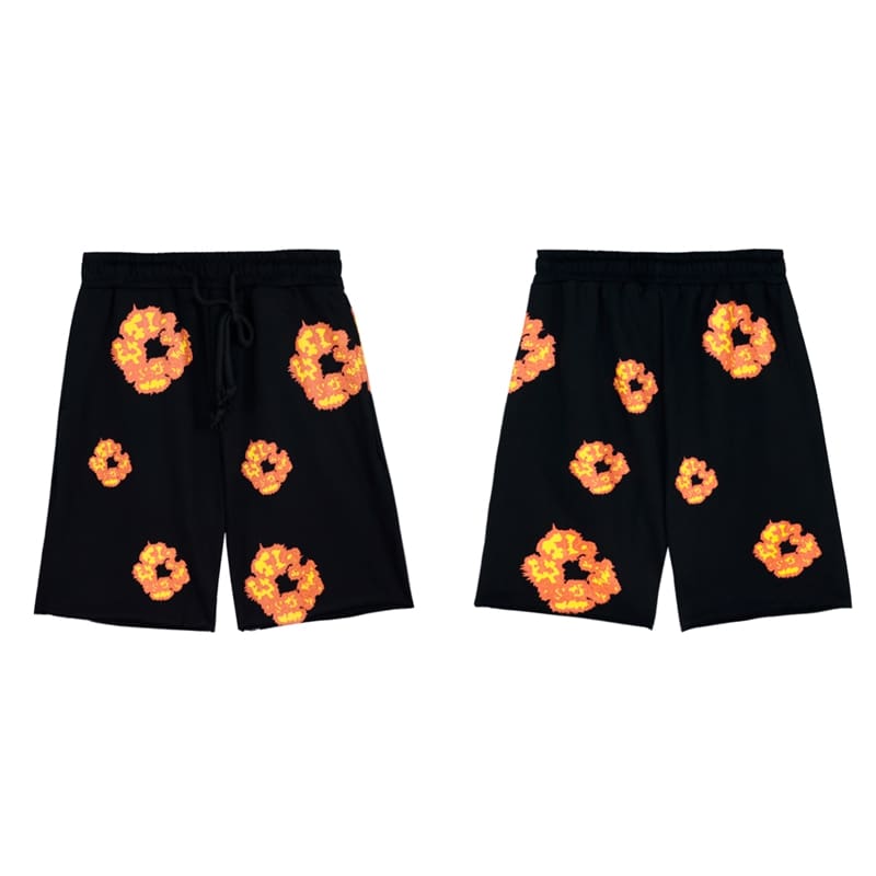 Denim Tears Kapok Flame Print Shorts