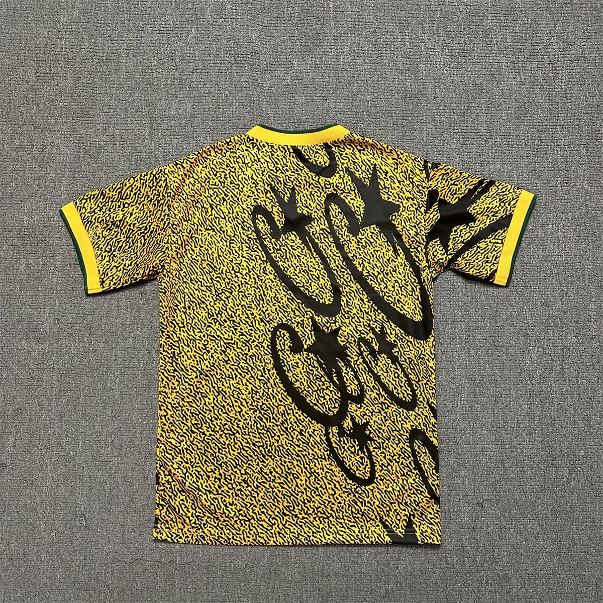 Corteiz Devil Island Quick-Dry Leopard Print Tee