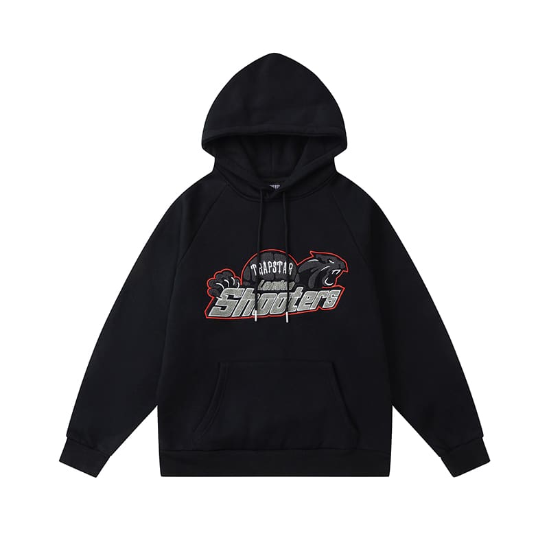 Trapstar Red Black Tiger Head Towel Embroidery Sweatsuit
