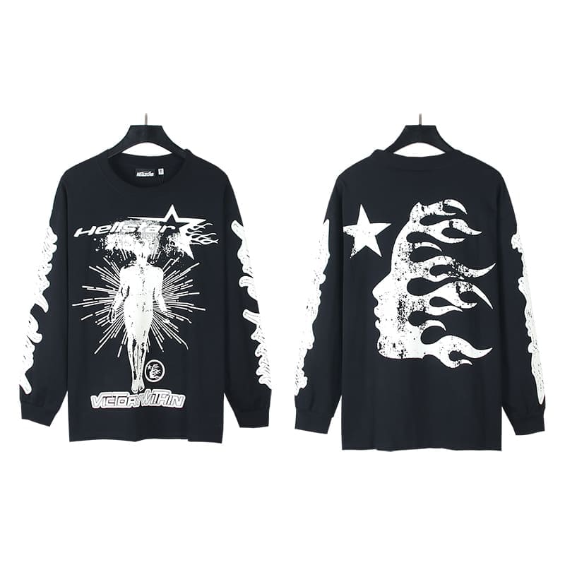 H*lst*r long-sleeved t-shirt