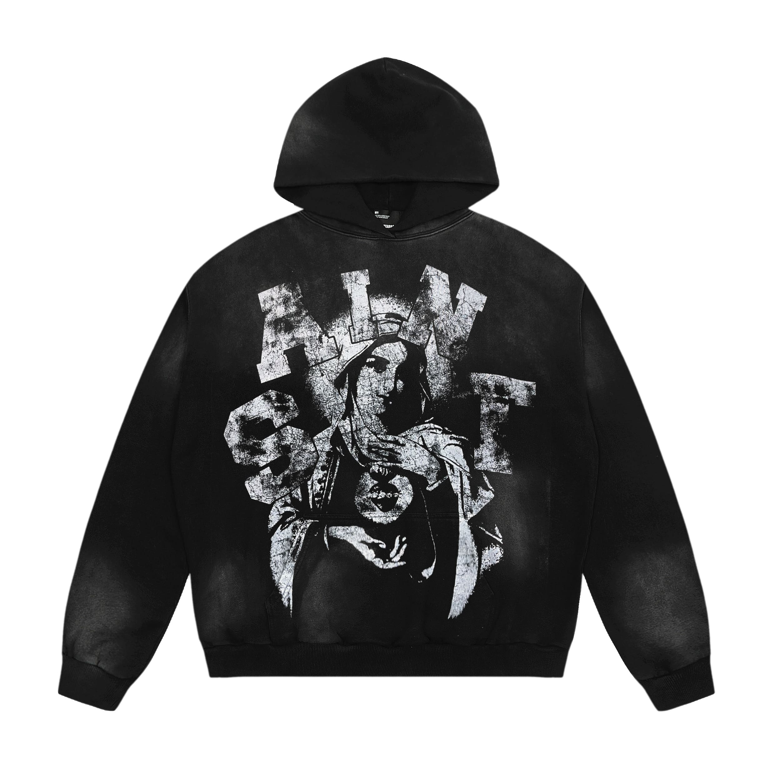 Saint Michael Denim Tears Old Cross Hoodie