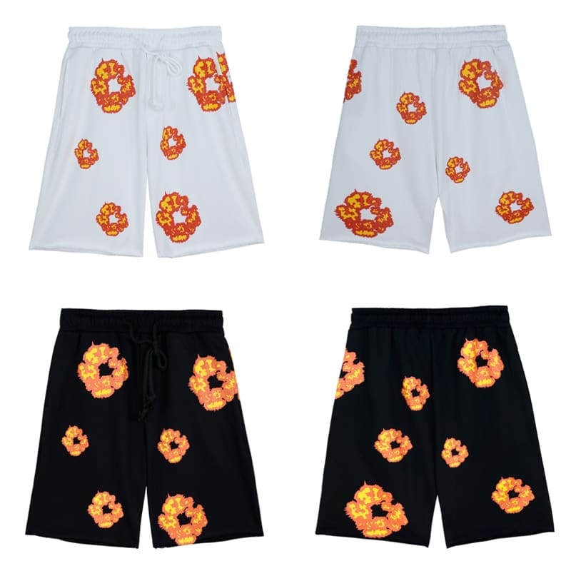 Denim Tears Kapok Flame Print Shorts