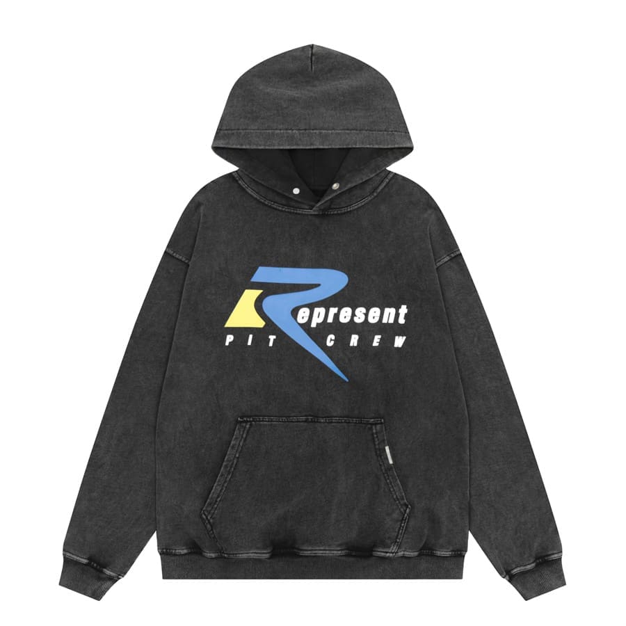 Represent Vintage Washed Doberman Pinscher Hoodie 2