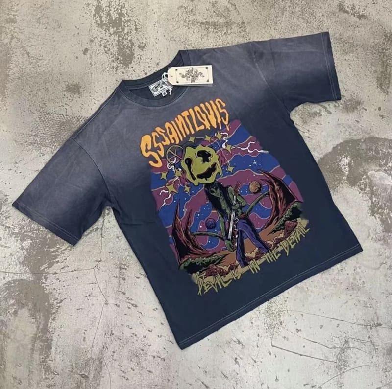 sssaint L**is rock alien hip hop tee