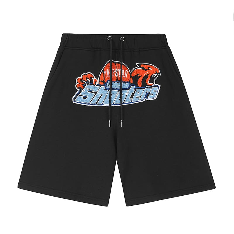 Trapstar Shooters Leopard Embroidered Shorts