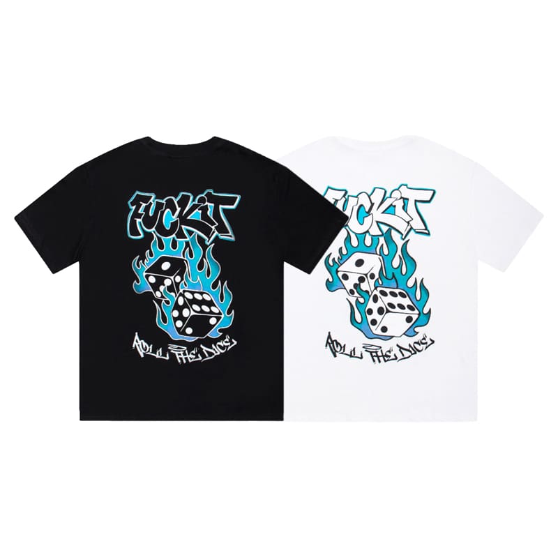 Trapstar Flame Dice Hd Print Tee