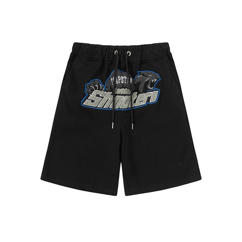 Trapstar Shooters Leopard Embroidered Shorts
