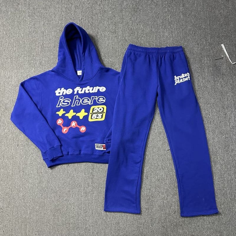Broken Planet Puff Print Hoodie 1