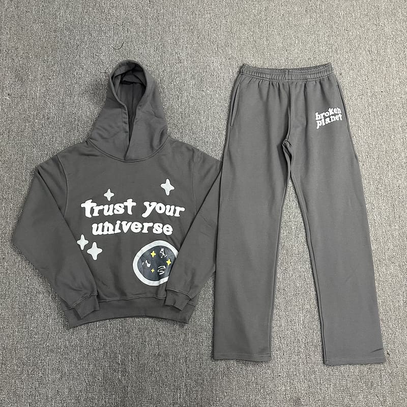 Broken Planet Puff Print Hoodie 1