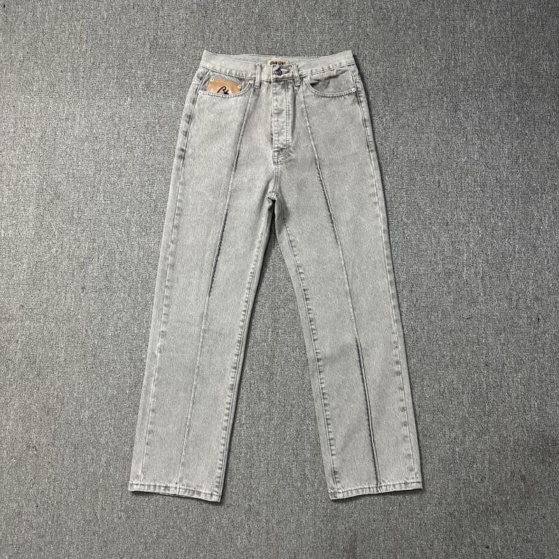 Corteiz Embroidered Five-Pointed Star Denim