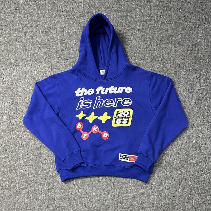 Broken Planet Puff Print Hoodie 2