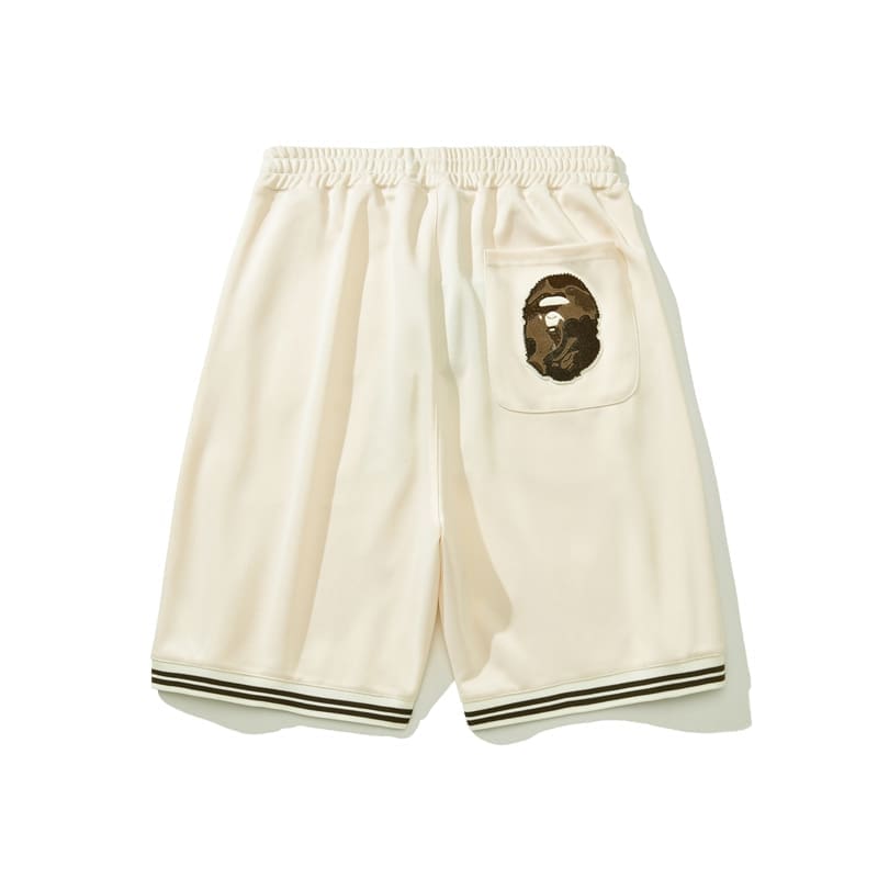 Bape Letter Embroidery Shorts